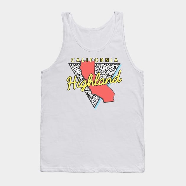 Highland California Triangle Tank Top by manifest